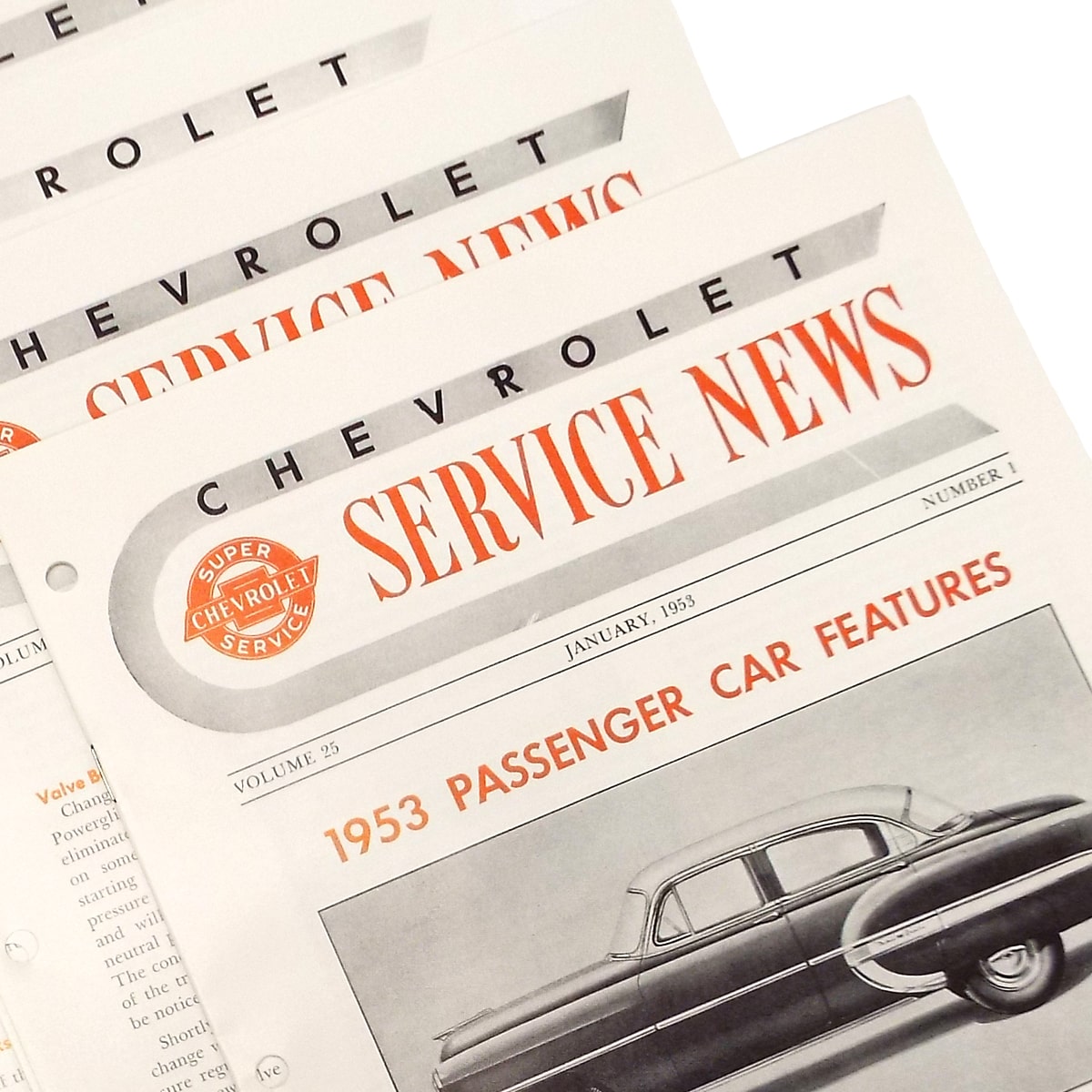 1953 Service Bulletin Chevrolet and GMC Pickup Truck