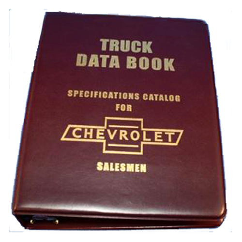 1957 Salesman Data Book Chevrolet Pickup Truck