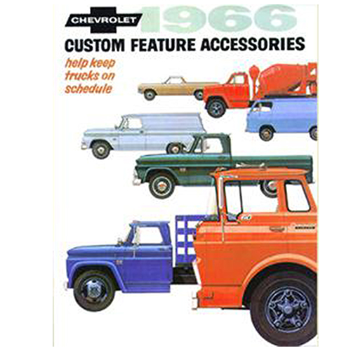 1966 Sales Brochure Chevrolet Pickup Truck