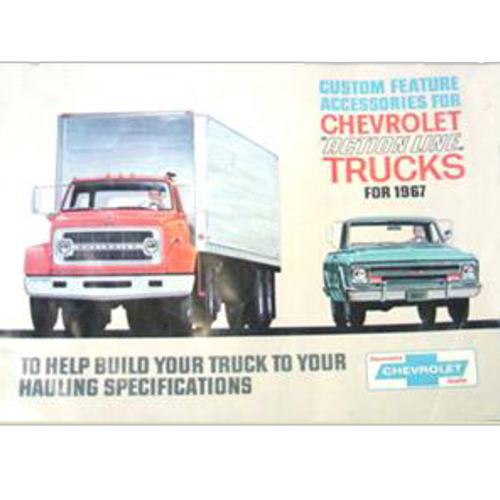 1967 Accessory Sales Brochure Chevrolet Pickup Truck