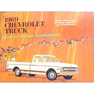 1969 Accessory Sales Brochure Chevrolet Pickup Truck