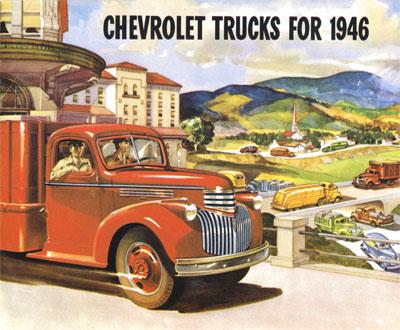 1946 Sales Brochure Chevrolet Pickup Truck