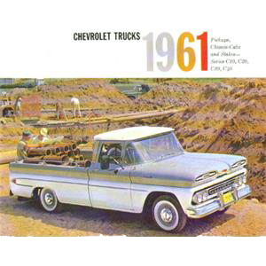 1961 Sales Brochures Chevrolet Pickup Truck