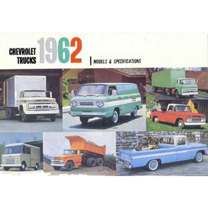 1962 Sales Brochures Chevrolet Pickup Truck