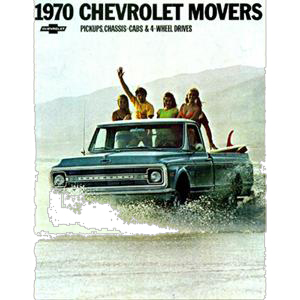 1970 Light Duty Sales Brochure Chevrolet Pickup Truck