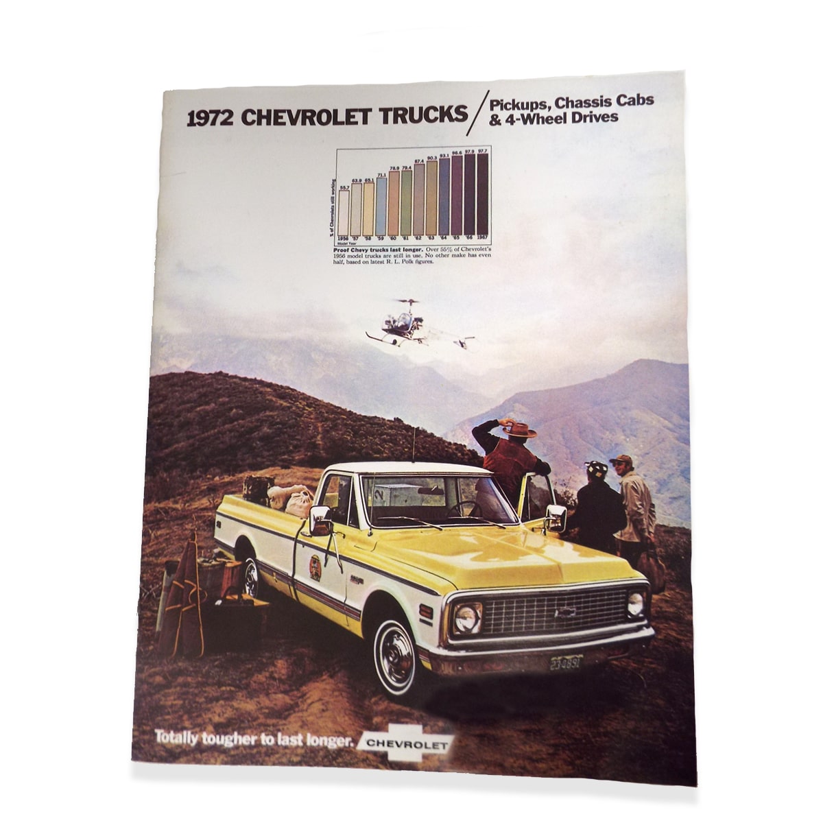 1972 Light Duty Sales Brochure Chevrolet Pickup Truck