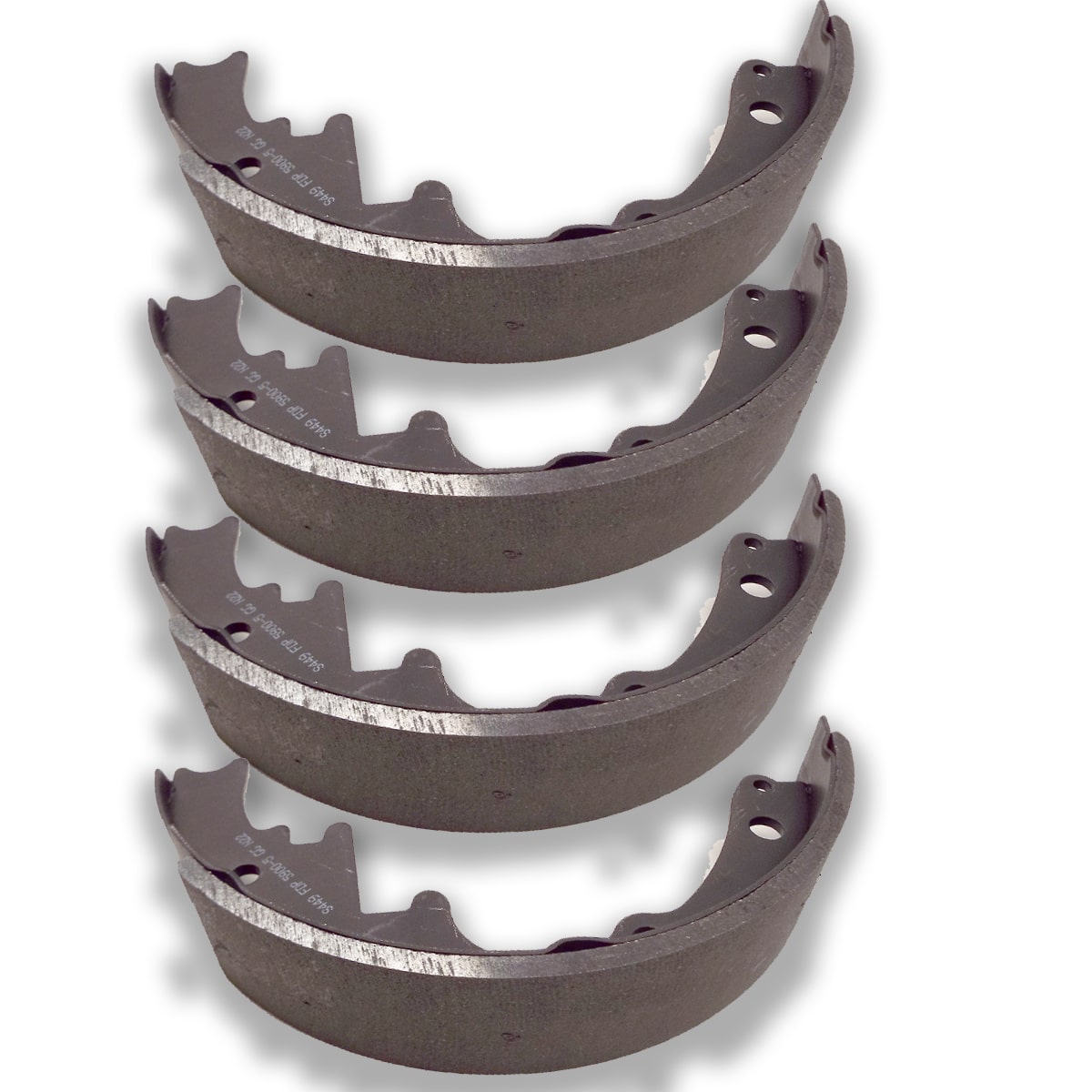1951-1959 Front and 1960-1964 Rear 1/2-ton Brake Shoes With New Linings Chevrolet and GMC Pickup Truck