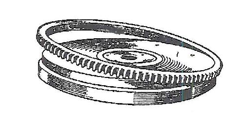 1935-1936 Ring Gear 6 Volt 133 Teeth Attaches To Flywheel Chevrolet and GMC Pickup Truck