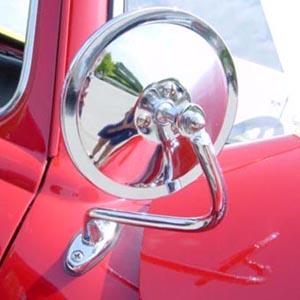 1947-Early 1955 Mirror Arm Outside Right Chrome Chevrolet and GMC Pickup Truck