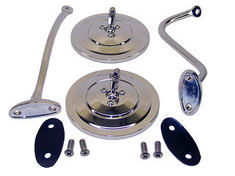 1947-50 Outside Mirror Set Chrome