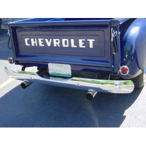 1954-Early 1955 Bumper Rear Chrome with Dip in Middle as Orginal Chevrolet and GMC Pickup Truck