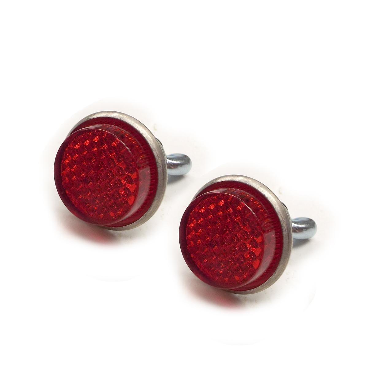 Reflector License Plate Fasteners Red Plastic Reflective Jewels Chevrolet and GMC Pickup Truck