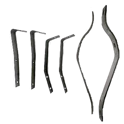 1941-1946 Bumper Braces Rear 1/2 Ton 6 pieces Chevrolet and GMC 1/2 Ton Pickup