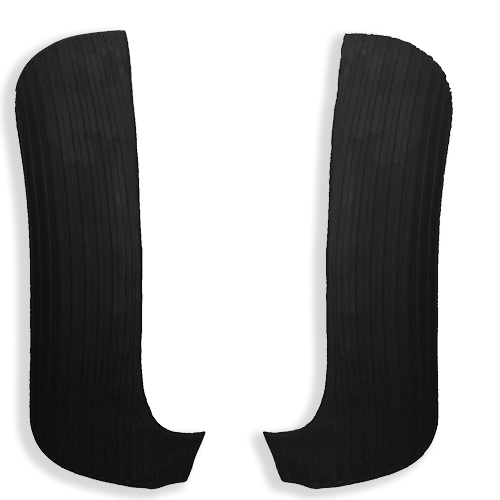 1947-1955 COE Front Fender Pads Ribbed with metal attaching brackets. Chevrolet and GMC COE