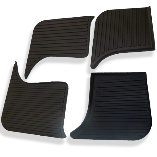 1947-1955 COE Ribbed Step Mats. 4 Mats to Glue in Place. Chevrolet and GMC Truck