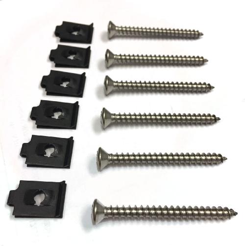 1955-1958 Cameo Taillight Housing Screw Set Chevrolet and GMC Pickup Truck