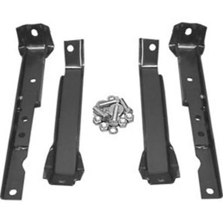 1967-1972 Rear Bumper Braces 1/2-ton 2WD with Leaf Springs Chevrolet and GMC Pickup Truck
