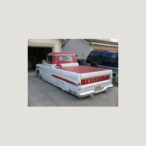 1958-1959 Bumper Rear Fleetside Chrome Chevrolet and GMC Pickup Truck