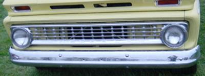 1963-1966 Bumper Front Chrome Chevrolet and GMC Pickup Truck