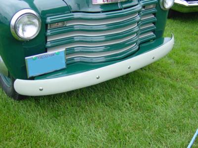 1947- 1955 Bumper Front Non-Chrome Pickup Panel and Suburban Chevrolet and GMC