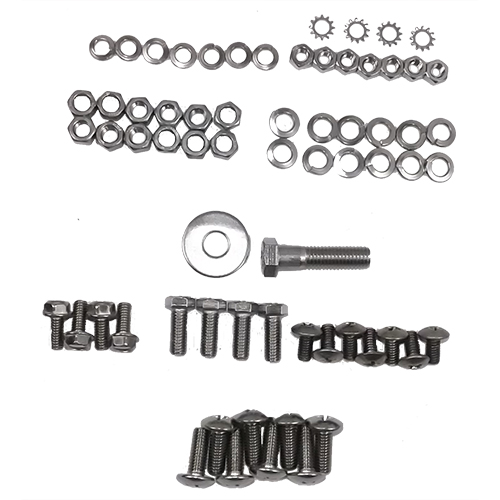 1955-1958 Spare Tire Carierr Bolt Kit Stainless Chevrolet and GMC Pickup Truck