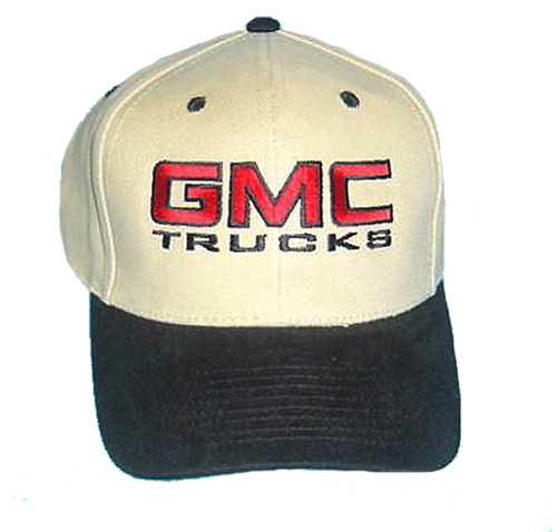 Baseball Cap Khaki/Black GMC Pickup Truck