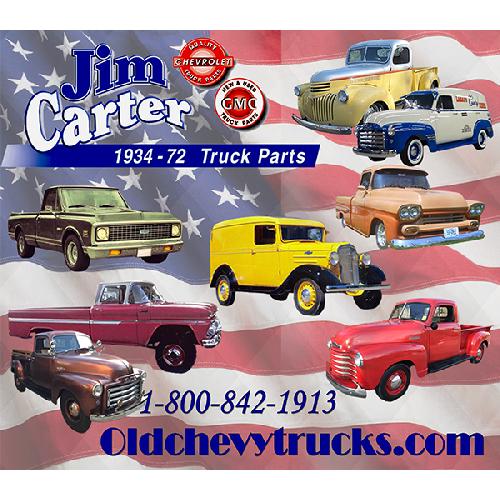 Mouse Pad Jim Carter Logo Chevrolet and GMC Pickup Truck