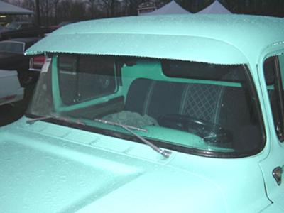 1955-1959 Sunvisor Exterior All Metal Like Orginal Chevrolet GMC Pickup and Big Truck