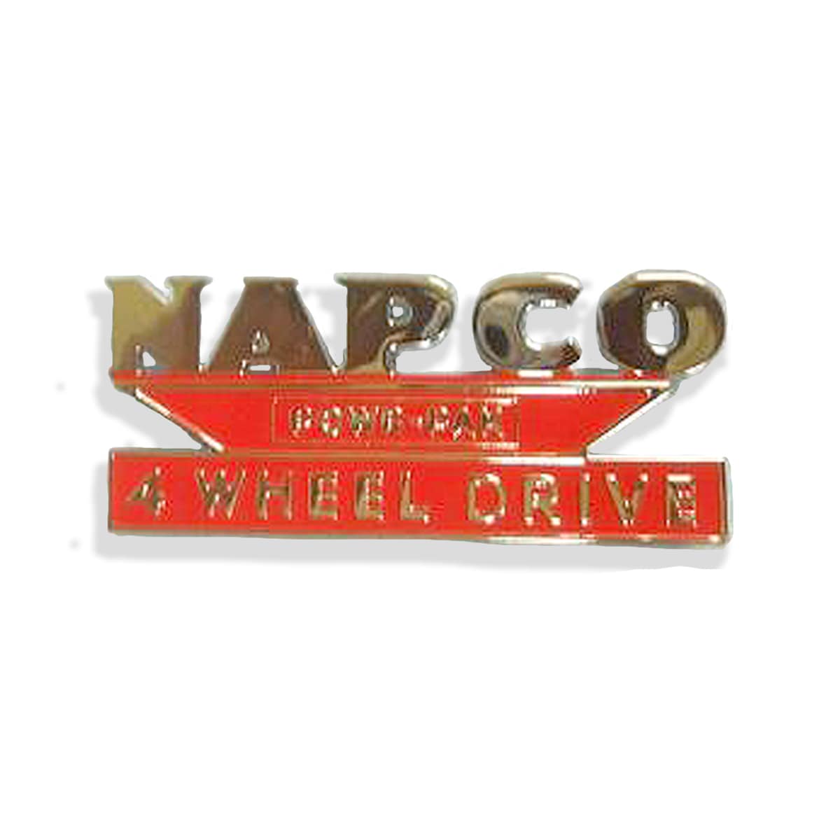 1957-1959 NAPCO Front Fender or Hood Side Emblem Chevrolet and GMC Pickup Truck