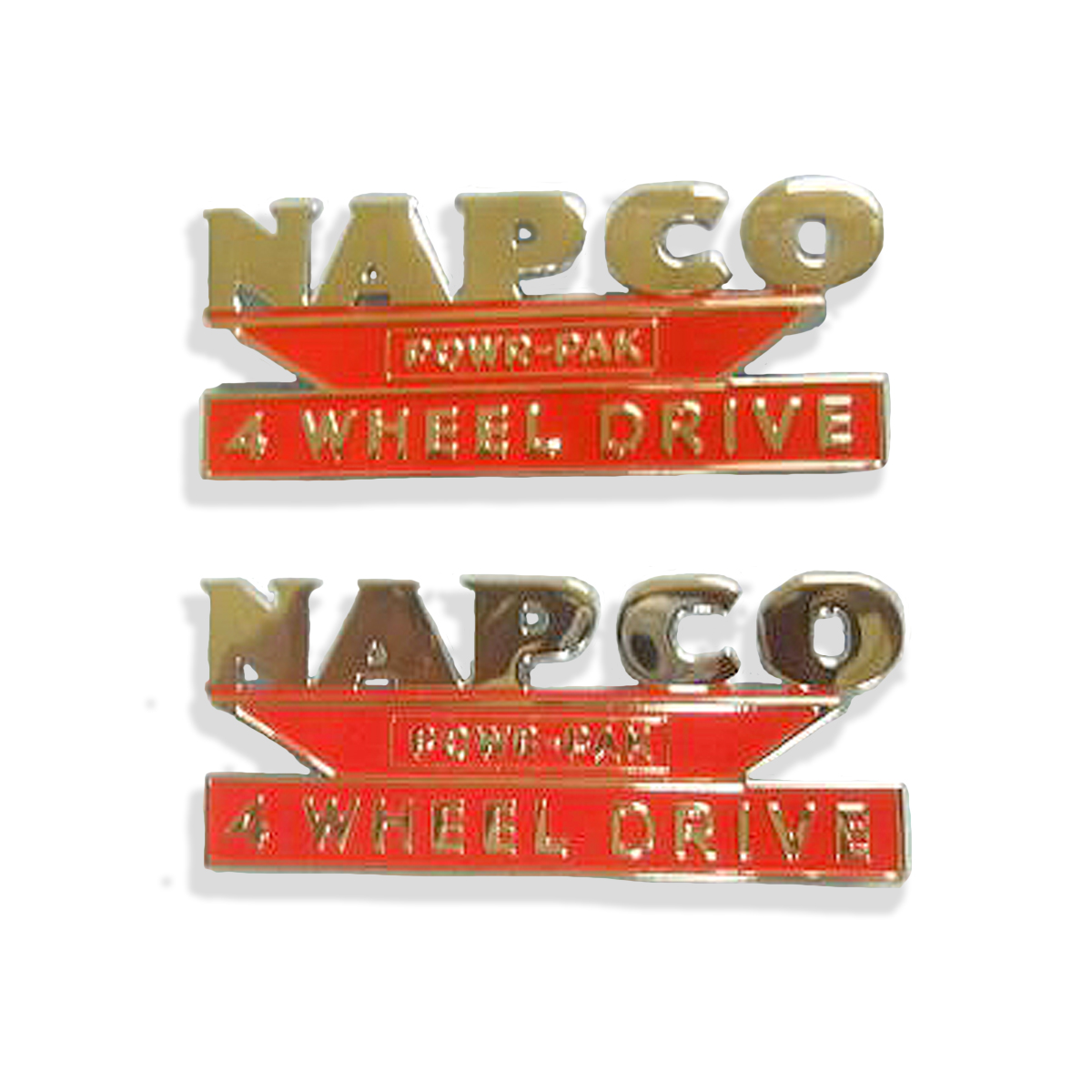 1957-1959 NAPCO Front Fender or Hood Side Emblem Chevrolet and GMC Pickup Truck