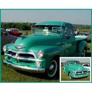 1953-1957 Exterior Paint Quart Ocean Green Acrylic Enamel Chevrolet and GMC Pickup and Big Truck