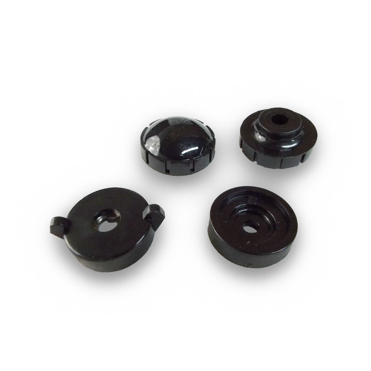 1954-Early 1955 Radio Tuning Knobs Black Set of 4 Chevrolet and GMC Pickup Truck