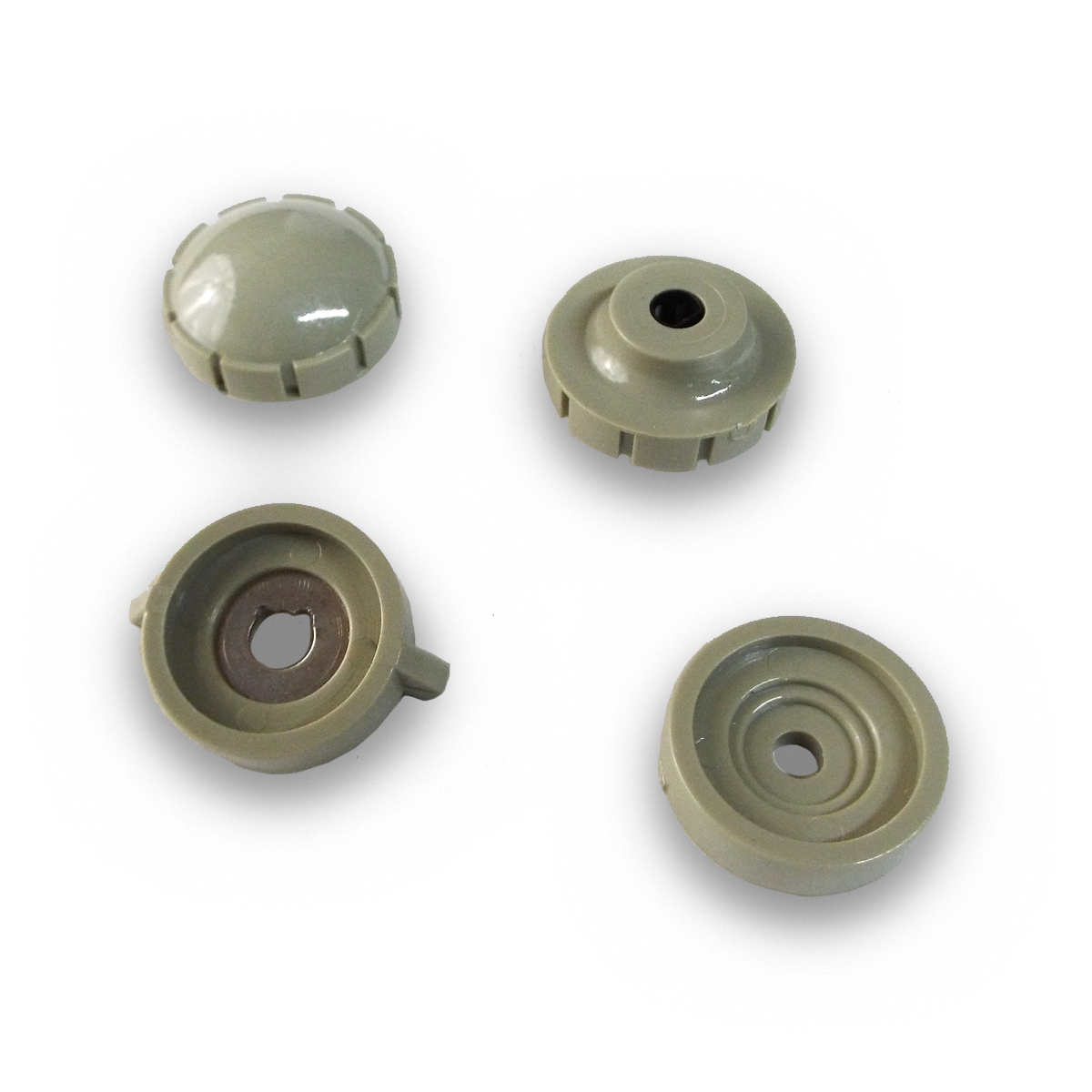 1954-Early 1955 Radio Tuning Knobs Gray Chevrolet and GMC Pickup Truck