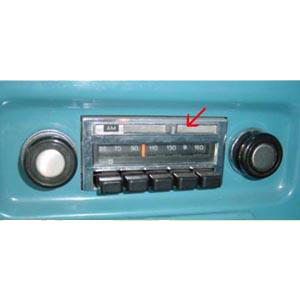 1967-1972 AM FM Radio Selector Slide Bar Chevrolet and GMC Pickup Truck