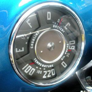 Gauge Cluster Restored 1947 GMC Extended Cream With Red Needle MUST HAVE YOUR CORE