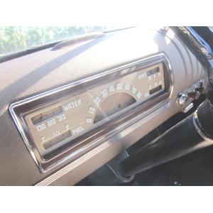 1940-1946 Gauge Cluster Extended Temp Restored with Speedometer GMC Pickup and Big Truck