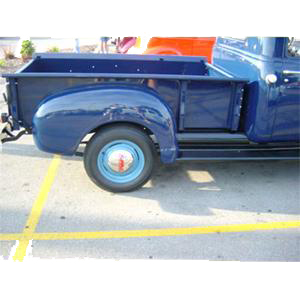 1940-1953 Bedside 1/2 Long Bed 3/4 Ton Right with Stake Pockets and Strip Chevrolet and GMC Pickup Truck