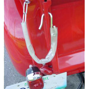 1932-1972 Stepside Tailgate Clear Chain Covers Chevrolet and GMC Pickup Truck