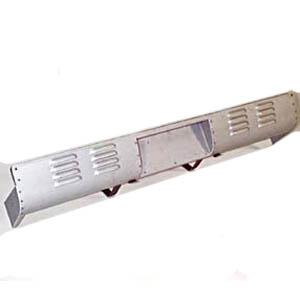 1954-1972 Stepside Roll Pan with License Plate Box and Louvers Chevrolet and GMC Pickup Truck