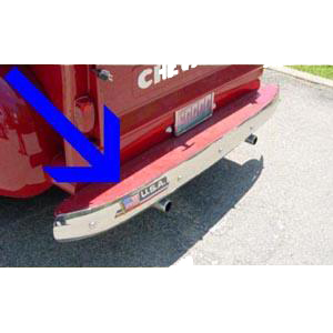1947-1953 Rear Gravel Sheild Fills Open Space Between Bumper and Bed Chevrolet and GMC Pickup Truck