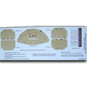 1940-1946 Gauge Refacing Kit GMC Pickup Truck