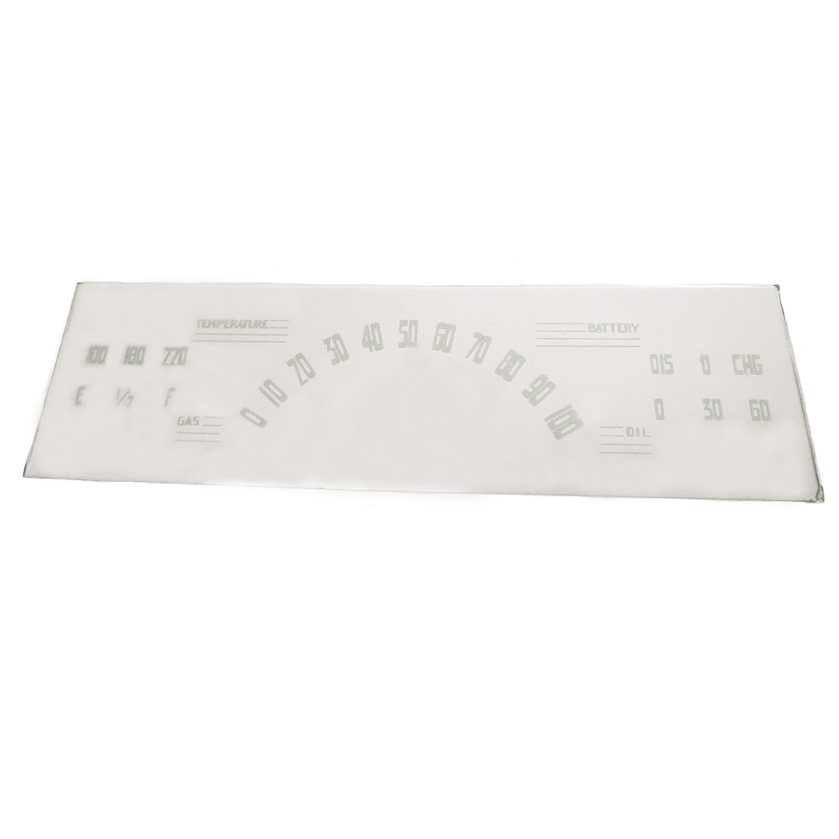 1940-1946 Glass Dash Panel for Speedomter and Gauge Chevrolet Pickup Truck