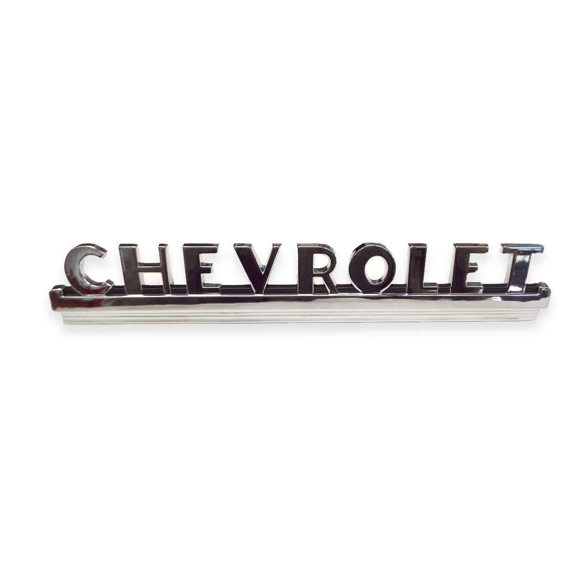 1949-1952 Hood Side Emblem Mid With Clips Chevrolet Pickup Truck