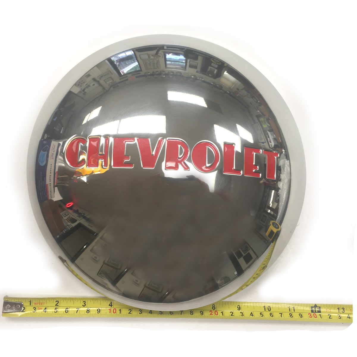 1947-1953 Hub Cap 1/2 Ton With Red Block Letters Chevrolet Pickup Truck