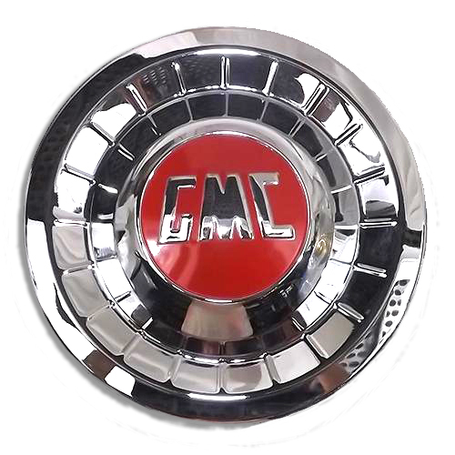 Late 1955-1959 Chrome 1/2-ton Hub Cap GMC Pickup Truck
