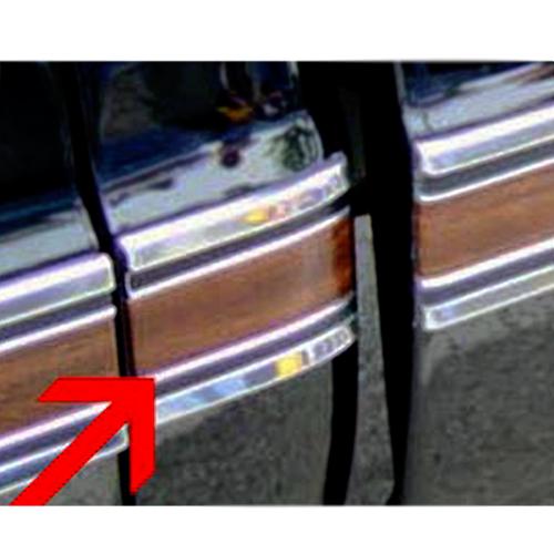 1969-1972 Cab Corner Molding with Wood Grain Insert Left Chevrolet and GMC Pickup Truck