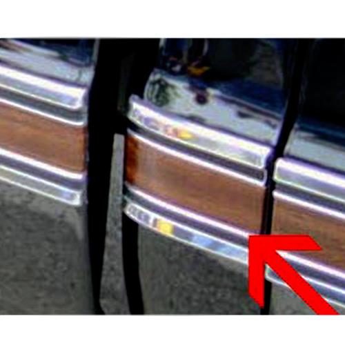 1969-1972 Cab Corner Molding with Wood Grain Insert Right Chevrolet and GMC Pickup Truck