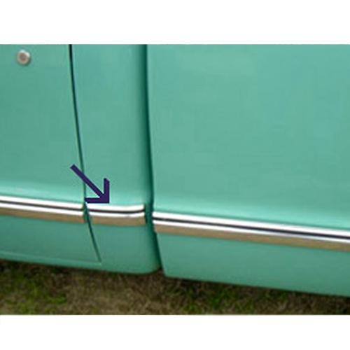 1967-1968 Rear Cab Edege Molding (Left) Chevrolet and GMC Pickup Truck