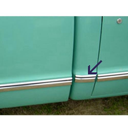 1967-1968 Rear Cab Edge Molding (Right) Chevrolet and GMC Pickup Truck