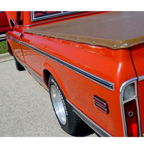 1969-1972 Upper Bed Side Molding 127-inch Wheel Base Chevrolet and GMC Pickup Truck